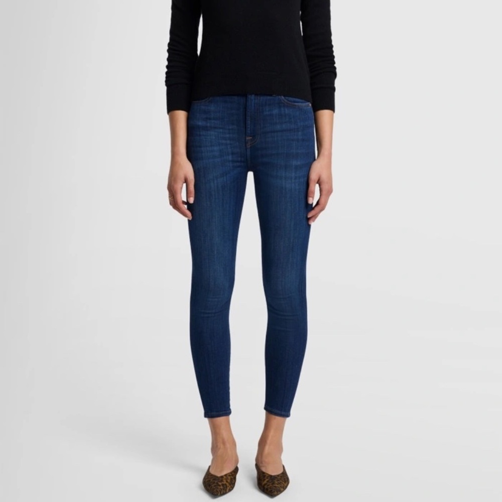 7 For all Mankind, Aubrey High Rise Jean, dark blue wash, size 26
